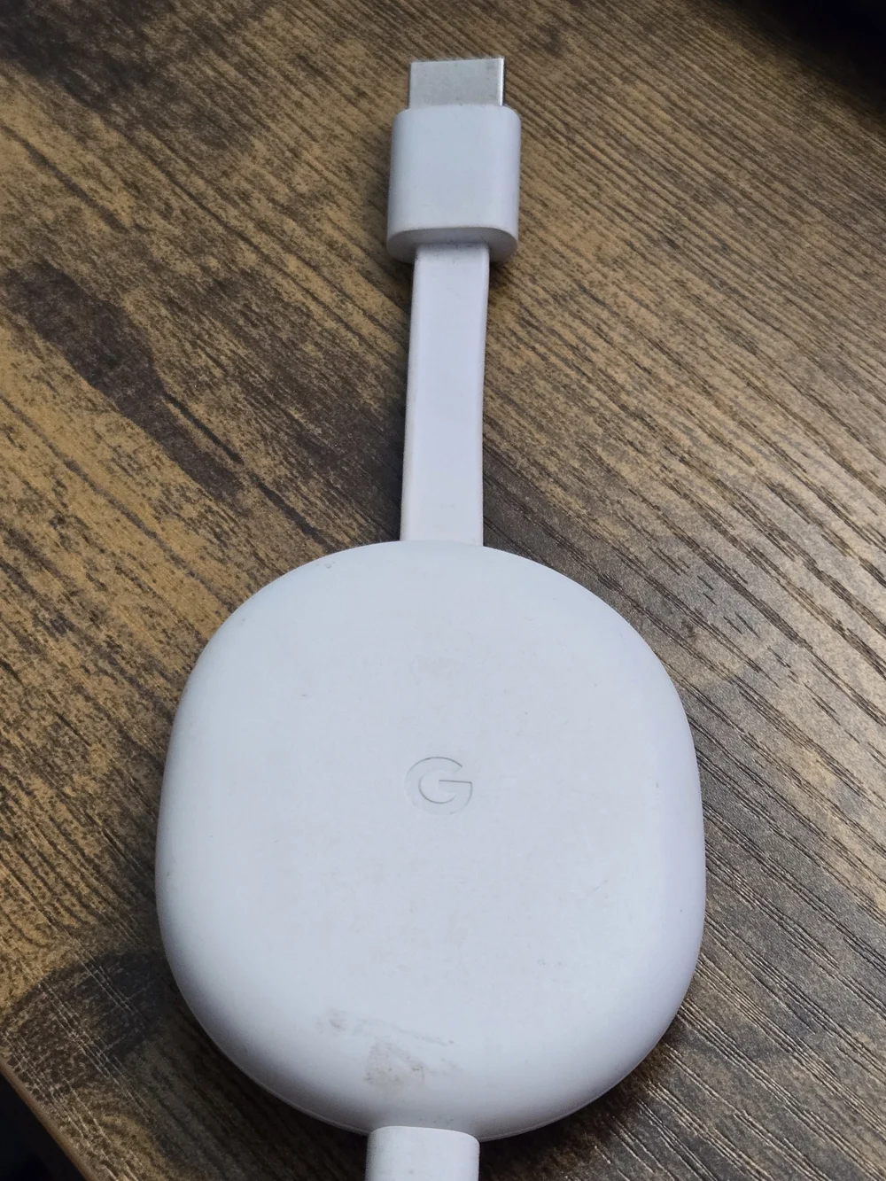 Google Chromecast with Google 'G' Logo - White